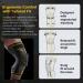 Fit Geno Knee Brace with Side Stabilizers | Breathable Knee Sleeve & Patella Gel Pad for Pain Relief | Ultimate Support for Meniscus Tear Arthritis ACL & PCL - Medium Black-Gold - Buy Online on GoSupps.com