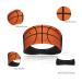 Forsylvanas Basketball Print Wide Headband for Women - Non Slip Elastic Hair Hoop for Sports and Everyday Wear - Buy Online on GoSupps.com