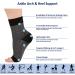 Compression Stockings for Men & Women - 2 Pairs Ankle Bandage & Plantar Fasciitis Socks - L-XL Black for Sports & Fitness - Buy Online on GoSupps.com