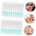 Sewoart 80st Interdental Brush - Portable Dental Floss for Oral Care | Tooth Gap Cleaner | TPE Care Brushes | Green - 1 Pack - Buy Online on GoSupps.com