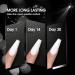 ROSALIND Gel Nail Polish 2Pcs 15ml Long Lasting White Black Nail Gel Polish Soak Off LED/UV Nail Lamp Suitable As A Gift for Women To DIY At Home Black-white - Buy Online on GoSupps.com