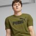 PUMA Men's ESS Logo Tee - Olive Green T-Shirt (1 Pack) | Shop Internationally - Buy Online on GoSupps.com