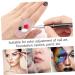 POPETPOP 12 Pcs Nail Polish Mixing Tray & Palette Rings - Assorted Colors for Makeup & Art | Ideal for Eyelash Extensions & Resin Mixing - Buy Online on GoSupps.com
