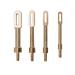 Tipton Solid Brass Slotted Tip Gun Jag 4 Pack for Rifle and Handgun Cleaning and Maintenance, bronze