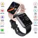 MEFFEE Painless Blood Glucose Monitoring Smart Watch - All-day Heart Rate and Blood Pressure Monitoring - Bluetooth-enabled Fashion Watch for Body Health - Black - Buy Online on GoSupps.com