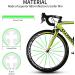 72 STK Bike Spoke Reflectors | 360 Visibility | Easy Assembly | White & Green for Standard Bicycles - Buy Online on GoSupps.com