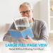 Smlirop 48 LED 5X Magnifier Cool and Warm 3-Mode Switching - Ideal for Low Vision Observation Aids and Elderly Readers - Reduces Eyestrain for a Comfortable Reading Experience (Lens 7.5 * 4.4 in) - Buy Online on GoSupps.com