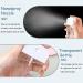 Roucerlin 6 Pcs Clear Empty Card Mini Fine Mist Spray Bottles Refillable Travel Misting Spray Bottles Portable Water Mist Bottle Sprayer Perfume Atomizer Containers for Face Hair (1.69 Oz & 1.28 Oz) - Buy Online on GoSupps.com