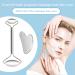 Stainless Steel Gua Sha & Facial Roller Massage Kit - 2 in 1 for Face Eyes & Body - Premium Skincare & Relaxation - Buy Online on GoSupps.com