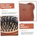 Buy Hapinary Bear-Shaped Wooden Comb & Massage Brush - Scalp Washer & Hair Massage Tool - Ideal for Healthy Hair Care | International Shipping Available - Buy Online on GoSupps.com