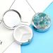 Buy Portable 3 Compartment Pill Box - Travel Medicine Organizer with Silver Lines | Compact Round Pill Case for Purse & Pocket - Buy Online on GoSupps.com