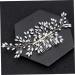 Angoily Pearl Hair Clip Bridal Hair Clip Pearl Bridal Headpiece Crystal Hair Comb Pearl Hair Pin Bridal Side Comb Pearl Tiara Rhinestone Barrettes Wedding Accessories Bride - Buy Online on GoSupps.com