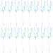 VOSAREA Flower Stems 50 Stems Artificial Bouquets with Acrylic Bead Drops, Blue Floral Picks for Wedding DIY Crafts - 17cm - Buy Online on GoSupps.com