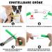 Nepfaivy Luminous Waterproof Dog Collar - USB Charging Adjustable Length LED Safety Light for Dogs - Green Silicone with 3 Lighting Modes - Buy Online on GoSupps.com
