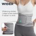NGCG Adjustable Waist Support Belt for Postpartum Recovery & Sports - Lumbar Support for Lower Back in Black - Buy Online on GoSupps.com