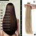 Runature Tape Extensions - 45 cm Real Hair with Blonde Highlights | Invisible Human Hair #16P24 - 50g - Buy Online on GoSupps.com