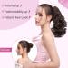 Silk-co 11 Short Curly Ponytail Extension - Natural Black 11 Inch - Clip in Ponytail Hair Extension for Women - Buy Online on GoSupps.com