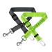 Zellar Dog Seat Belt 1 pack Adjustable Elastic Bungee Strong Durable Dog Car Harness Restraint With 360 Degree Swivel Attach Won't Twist black