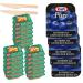 Peanut Butter & Jam Pack - 30 Snack Savvy Delights: 15 Peanut Butter Cups 15 Blueberry Jam Cups - On-The-Go Portion Control Pack for Travelers & Meal Prep 30 Cups Total Confiture au Bleuet Comes with 2 wooden Knives and a one of a kind Sticker by PaLiSoL 