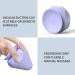 Proiron Trigger Point Massage Ball | Fascia Fitness Device with Suction Cup for Muscle Pain Relief - Purple - Buy Online on GoSupps.com