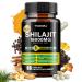 Shilajit Capsules 18000mg (60 Capsules) 10 in 1 - Shilajit Extract with Ashwagandha Rhodiola Rosea Panax Ginseng Cordyceps Turmeric Ginkgo Fulvic Acid Trace Minerals Supplement Gluten Free 60 Count (Pack of 1)
