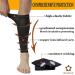 Copper Infused Calf Compression Sleeves 15-22 mmHg for Pain Relief - Running, Basketball, Travel - Large (Black, 1 Pair) - Buy Online on GoSupps.com