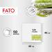 FATO Airlaid Dry Paper Napkins - 50-Pack Garden Pistachio Pattern (40x40 cm) - Premium Textile Effect for Elegant Dining - Buy Online on GoSupps.com