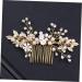 minkissy Tocados Para El Hair Jewelry for Women Handmade Hair Combs Golden Hair Comb Bridal Tiara Rhinestone Hair Comb Rhinestone Comb Bridal Headwear Flowers Headgear - Buy Online on GoSupps.com