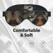 American West Rodeo Hat Eye Mask | Soft Double-Sided Sleep Blindfold with Adjustable Strap - Block Out Light in Black - Buy Online on GoSupps.com