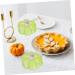 HOLIDYOYO 3pcs Pumpkin Decoration Autumn Rustic Pumpkin Desk Topper Figurines for Outdoors Fake Pumpkin Thanksgiving Day Pumpkin Ornament Decorative Pumpkin Ceramics Window Gift Greenx3pcs 13X13CMx3pcs - Buy Online on GoSupps.com