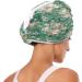 Beautiful Roses Green Dry Hair Cap & Quick Drying Towel Set - Super Absorbent Soft & Comfortable | 2 Piece Headband Towel - Buy Online on GoSupps.com