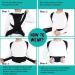 Back Brace Posture Corrector for Men & Women | Lumbar Support & Pain Relief | Adjustable Black Size Small - Buy Online on GoSupps.com