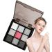 Palette De Fards Paupi res Smokey Couleur Gris Argent Chatoyant Maquillage Pour Les Yeux Hautement Pigment Ensemble D'ombres M langer Palette Longue Dur e De Fards Paupi res Fonc - Buy Online on GoSupps.com