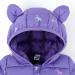 Kids Hooded Winter Puffer Jacket | Purple Toddler Coat 3-4 Years | Waterproof & Lightweight Outwear for Boys & Girls - Buy Online on GoSupps.com