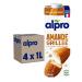 Alpro - Vegetable Drink - Toasted Almond Milk - 1L - Pack of 4x1L