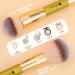 Ducare Double-Sided Kabuki Makeup Brush - Synthetic Hair Foundation & Rouge Powder Brush for Cream & Powder - International Shipping Available - Buy Online on GoSupps.com
