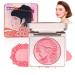 Fengyang® Matte Powder Blush Palette, Blush Palette, Matte Blush, Smooth Highlighted Powder Blush Palette for Cheeks Natural Makeup