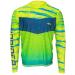 UPF50+ Long Sleeve Fishing Shirts for Men - Vented Sides, Light Weight, Wicking Mahi Madness X-Large