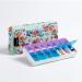 Weekly Pill Organizer 2 Times a Day Zumd Pill Box 7 Day with Cute Quilted Fabric Zipper Case Travel Pill Case Am Pm for Vitamin Medicine Organizer Small Skybule Floral