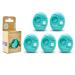 happybrush Vegan SuperClean waxed dental floss in sustainable packaging - Natural tooth cleaning - Bulk pack (5 x 35m)