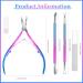 BQAN Cuticle Trimmer & Pusher Remover Kit for Fingernails and Toenails - Blue Purple - Buy Online on GoSupps.com