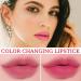 2PCS Crystal Flower Color Changing Lipstick - Long Lasting Moisturizing Lip Stain in Pink - Buy Online on GoSupps.com
