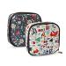 Tuciyke Sanitary Napkin Storage Bag 2pcs Cotton Cloth Sanitary Storage Bag with Zipper 5x5 inches First Period Bag for Girls Ladies Women(Forest)