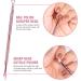 Acrylic Nail Clipper 5 in 1 Kit with Glass File, Cuticle Trimmer, Nipper & Pusher - Professional Manicure Pedicure Set for Gel Polish Removal - Christmas Gift (Pink) - Buy Online on GoSupps.com
