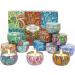 Scented Candles Gift Set for Women | 12Pcs Natural Soy Wax | Long Lasting Aromatherapy | Portable Tin | Perfect Birthday & Christmas Gifts by Hamstyle - Buy Online on GoSupps.com