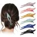 SIFLIF 4 Pack Dovetail duckbill Hair Clip Claw for Women Thin Thick Curly Hair Jaw Clips For Hair Hair Clups Strong Hold Big Hair Claw Fun Claw Clips. multi-color-1