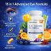 VISIOVANCE 15 in 1 Advanced Eye Formula - Carotenoids Lutein Zeaxanthin & Antioxidant Blend Daily Visual Support Formula for Screen Use & Overall Eye Wellness 60 Capsules - Buy Online on GoSupps.com
