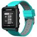 Canmore Golf-Uhr TW353 with objective cloth over 41 000 pre-installed golf courses worldwide high LCD display turquoise turquoise + glasses cleaning cloth