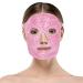 ACWOO Cooling Face Mask Gel Beads Face & Eye Mask for Puffy Face and Eyes Reusable Hot Cold Therapy Gel Face Mask for Migraine Relief Headache Dark Circles Dry Eyes Swollen Eyes Sinus Pain C Pink