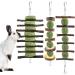 Erkoon rabbits hamster cubes rabbits small animals natural timothy hay grass cake apple sticks dental care treats chinchilla guinea pigs racing mice chewing molar accessories